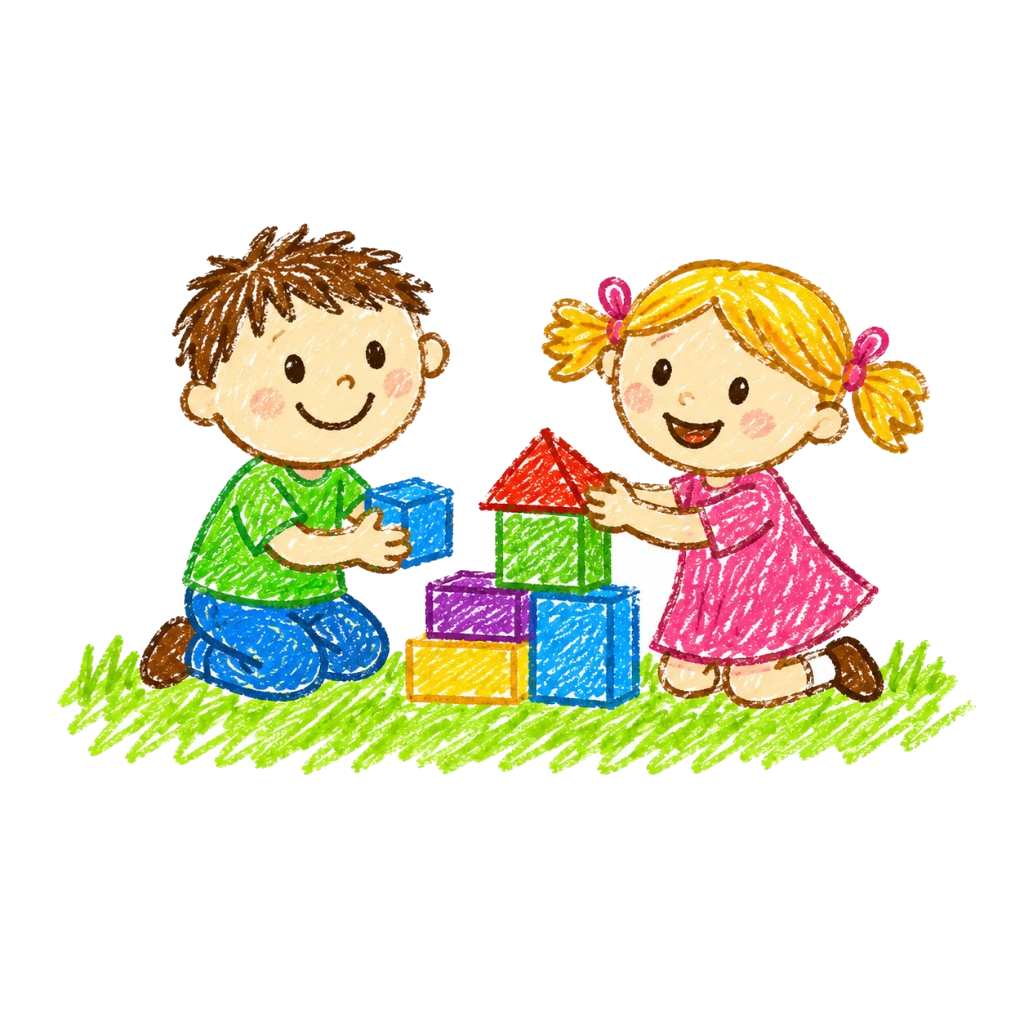 Niños jugando y aprendiendo